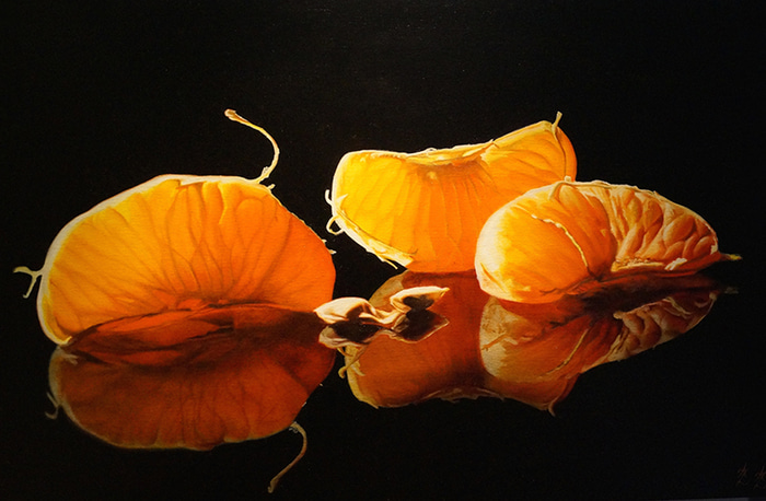 Mandarin Pieces by Anne-Marie Zanetti | Lethbridge Gallery